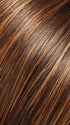 6F27 CARAMEL RIBBON | Brown with Light Red-Gold Blonde Highlights & Tips