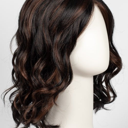 1BRH30 DARK CHOCOLATE CHERRY GANACHE | Soft Black with 33% Gold-Red Highlights