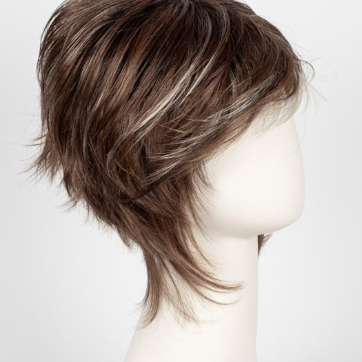 ALMOND SPICE | Rooted Dark Brown with Medium Brown Base with Honey and Platinum Blonde Highlights