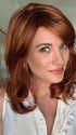 Jenny B. @thewiggygirl wearing NADIA by ENVY BY ALAN EATON in color LIGHTER RED | Irish Red with subtle Blonde highlights

