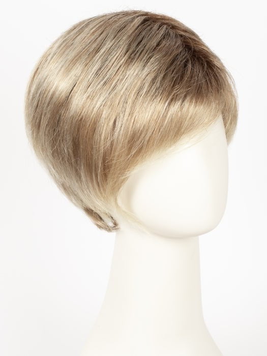 27T613S8 SHADED SUN | Medium Natural Red-Gold Blonde & Pale Natural Gold Blonde Blend and Tipped, Shaded with Medium Brown