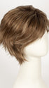 MAPLE-SUGAR-R | Light-Medium Brown Base with Warm Medium Blonde Highlights and Dark Brown Roots
