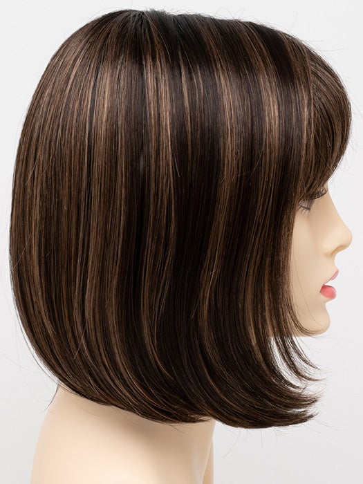 AMARETTO CREAM | Dark Brown roots with overall Medium Brown base with Honey Blonde highlights