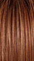 33/32/R4 | Dark Auburn Blended with Dark Brown and Dark Roots