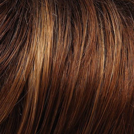 30A27S4 SHADED PEACH | Medium Natural Red & Medium Red-Gold Blonde Blend, Shaded with Dark Brown