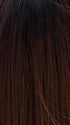 CHOCOLATE WITH CARAMEL | Medium Brown, Light Caramel Brown Highlights and Dark Brown Roots