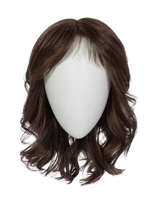  Mannequin is wearing RL 10/12 SUNLIT CHESTNUT | Light Chestnut Brown Evenly Blended with Light Brown.