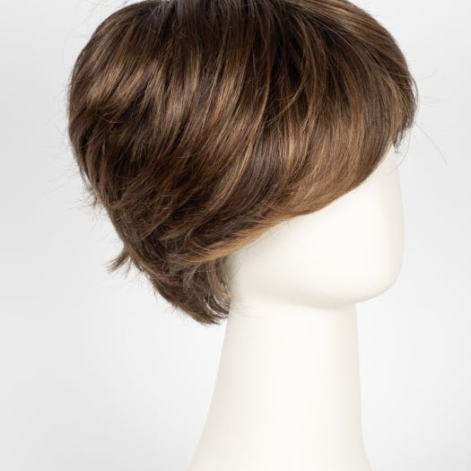 CHOCOLATE-ROOTED 830.27.6 | Medium to Dark Brown base with Light Reddish Brown highlights and Dark Roots