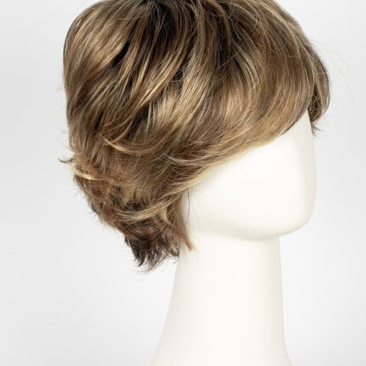 TOBACCO-ROOTED 12.26.27.8 | Medium Brown base with Light Golden Blonde highlights and Light Auburn lowlights  Edit alt text