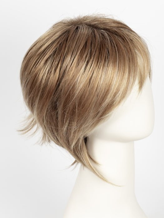 Nutmeg-F | Medium Blonde Frosted with Platinum Blonde Highlights