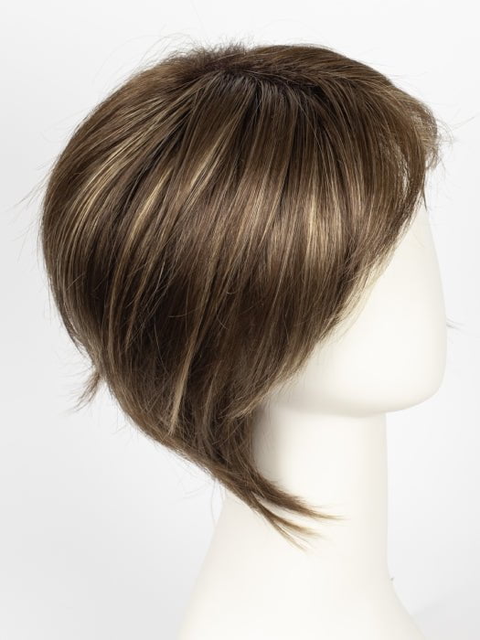 ICED MOCHA R | Dark Brown Roots with Medium Brown Base Blended with Light Blonde highlights