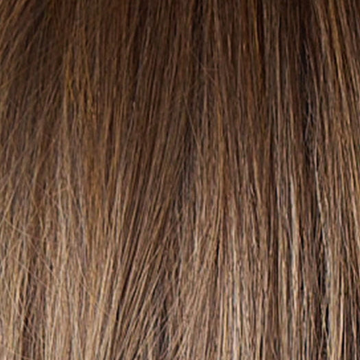 CAFFE-MISTO-R | A chic blend of dark brown, medium brown, and ash blond highlights. Deep brown root for a modern, on-trend look.                     