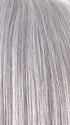 SILVER-STONE | Silver Medium Brown blend that transitions to more Silver then Medium Brown then to Silver Bangs