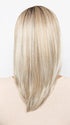 Model is wearing WHISPER by HENRY MARGU in color 10/613 | Light Ash Blonde with Platinum Blonde Highlights  