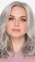 AMANDA by ENVY in MEDIUM GREY | Salt and Pepper Grey 50% Medium Brown 50% Grey