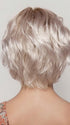 Model is wearing ASHA by RENE OF PARIS in GHOST BLOND R | Rooted Pearl Cream Blond with Platinum Undertones