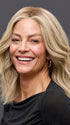 Model is wearing CARRIE LARGE by JON RENAU in color 24BT18S8 SHADED MOCHA | Medium Natural Ash Blonde & Light Natural Gold Blonde Blend, Shaded with Medium Brown