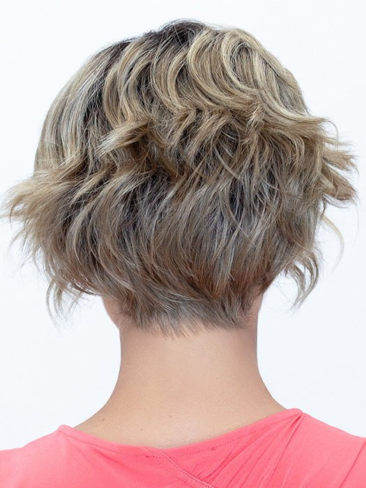 Donna by ENVY in GOLDEN SANDSTONE | Creamy Beige-Blonde with Darker Brown Roots