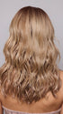 Model is wearing FRANKY by RENE OF PARIS in color BUTTER BISCUIT BLOND | Soft, Pale Chocolate Root that melts into a blend of Buttery and Biscuit Blonde tones