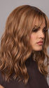 Model is wearing FRANKY by RENE OF PARIS in color MOCHA MOUSSE | Rooted Brunette featuring a Rich Mocha‑Chocolate Base layered with expertly blended highlights
