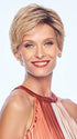 Model is wearing WONDER by GABOR in color LIGHT-BLONDE | Light ash blonde, Swedish blonde or blonde highlighted by the sun
