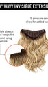 HAIR EXTENSION CONSTRUCTION | INVISIBLE STRETCH THREAD | WEFTED
