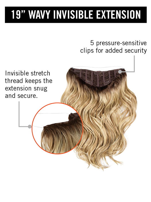 HAIR EXTENSION CONSTRUCTION | INVISIBLE STRETCH THREAD | WEFTED