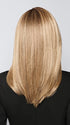 Model is wearing BOX OFFICE BEAUTY by RAQUEL WELCH in color SS1621 SHADED SAND | Light Blonde shaded with Medium Brown