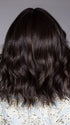Model is wearing ZURICH by BELLETRESS in color TRIPLE CHOCOLATE R | A subtle Cappucino root Color and a blend of Medium Ash Brown mixed with a slight warmth of Rich Chocolate