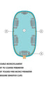 BASE CONSTRUCTION | DOUBLE MONOFILAMENT | 4 PRESSURE SENSITIVE CLIPS