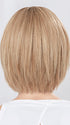 Model is wearing JADORE DELUXE by ELLEN WILLE in color LIGHT CHAMPAGNE ROOTED | Lightest Pale Blonde and Lightest Golden Blonde with Winter White Blend and Shaded Roots