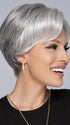 BETHANY by Rene of Paris in SILVER-STONE | Dark Brown Base with Multi Grey Shades Blended