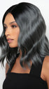 Shoulder length with textured beachy waves