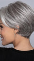 BETHANY by Rene of Paris in SILVER-STONE | Dark Brown Base with Multi Grey Shades Blended