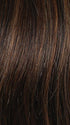 R829S+ GLAZED HAZELNUT | Rich Medium Brown with Ginger Highlights on Top