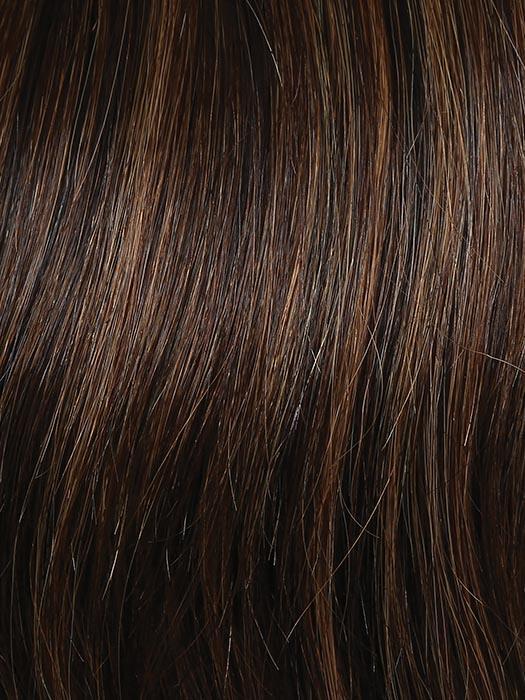 R829S GLAZED HAZELNUT | Rich Medium Brown with Ginger Highlights on Top