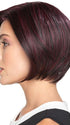 Slightly asymmetric sides that frame and narrow the face
