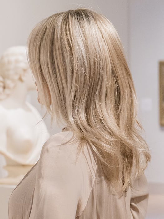 FS17/101S18 PALM SPRINGS BLONDE | Light Ash Blonde with Pure White Natural Violet Bold Highlights, Shaded with Dark Natural Ash Blonde