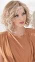 ECLAT by Ellen Wille in SANDY-BLONDE-ROOTED | Medium Honey Blonde, Light Ash Blonde, and Lightest Reddish Brown blend with Dark Roots