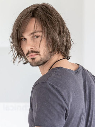 A heat-friendly synthetic style with generous length