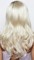 CHAMPAGNE-R | Light Beige Blonde, Medium Honey Blonde, and Platinum Blonde blend with Dark Roots