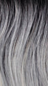 MOONSTONE | Medium Gray with Blue-toned Silver highlights and Dark Roots
