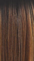 MOLTEN-AMBER | Medium Golden Brown, Light Copper Brown, and Medium Golden Blonde with Dark Brown Roots
