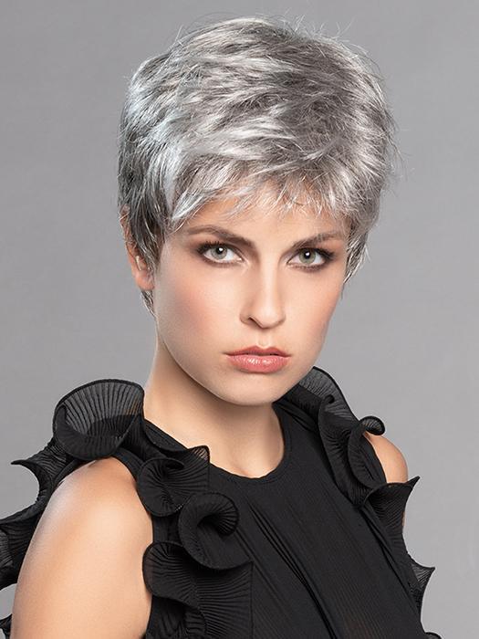 DEBBIE by ELLEN WILLE in SALT-PEPPER-MIX 39.51.44 | Light Natural Brown with 75% Gray, Medium Brown with 70% Gray and Pure White Blend PPC MAIN IMAGE FB MAIN IMAGE