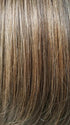 KANDY-BROWN-LR | Warm Light Brown and Dark Rich Brown Mixed with Dark Long Roots