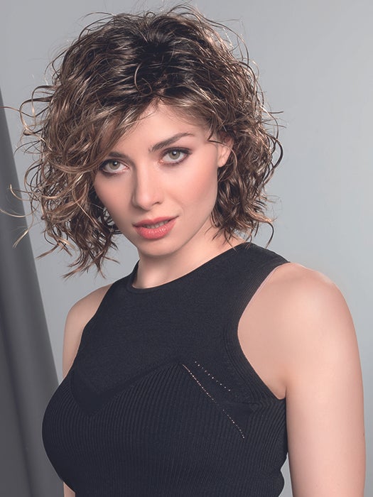 A petite/average synthetic wig