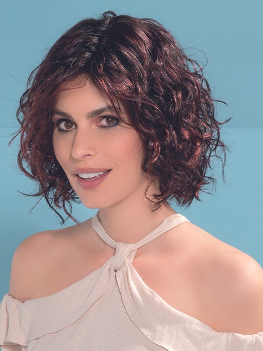 PLUM RED SHADED 131.133.132 | Cherry Red with Dark Burgundy Red on top, with a Dark Burgundy nape