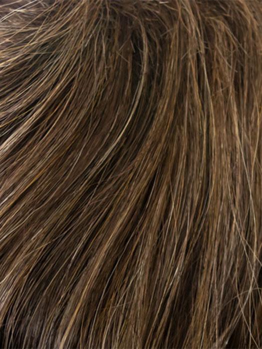 ROCKY-ROAD | Medium Chestnut Brown Highlighted with Strawberry Blonde and Ash Blonde