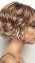 WYATT by Rene of Paris in MELTED-COCONUT | Soft Golden Medium Brown at middle with Warm White ends and Dark Rich Brown Roots