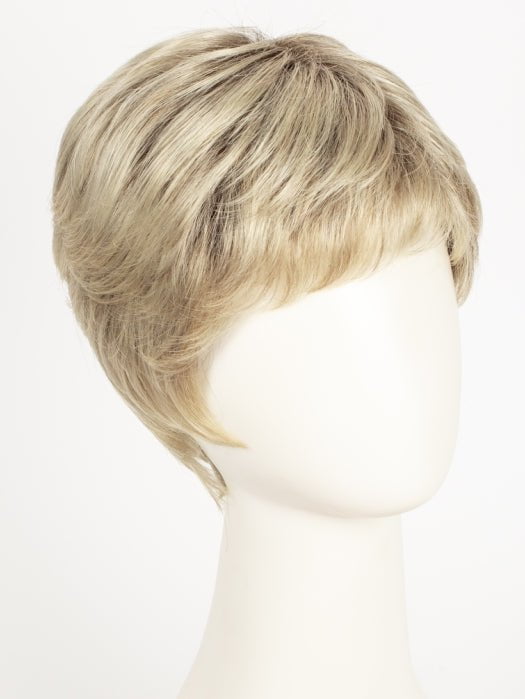 CHAMPAGNE ROOTED | Light Beige Blonde,  Medium Honey Blonde, and Platinum Blonde blend with Dark Roots